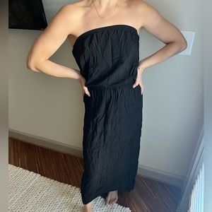 Black Strapless Dress